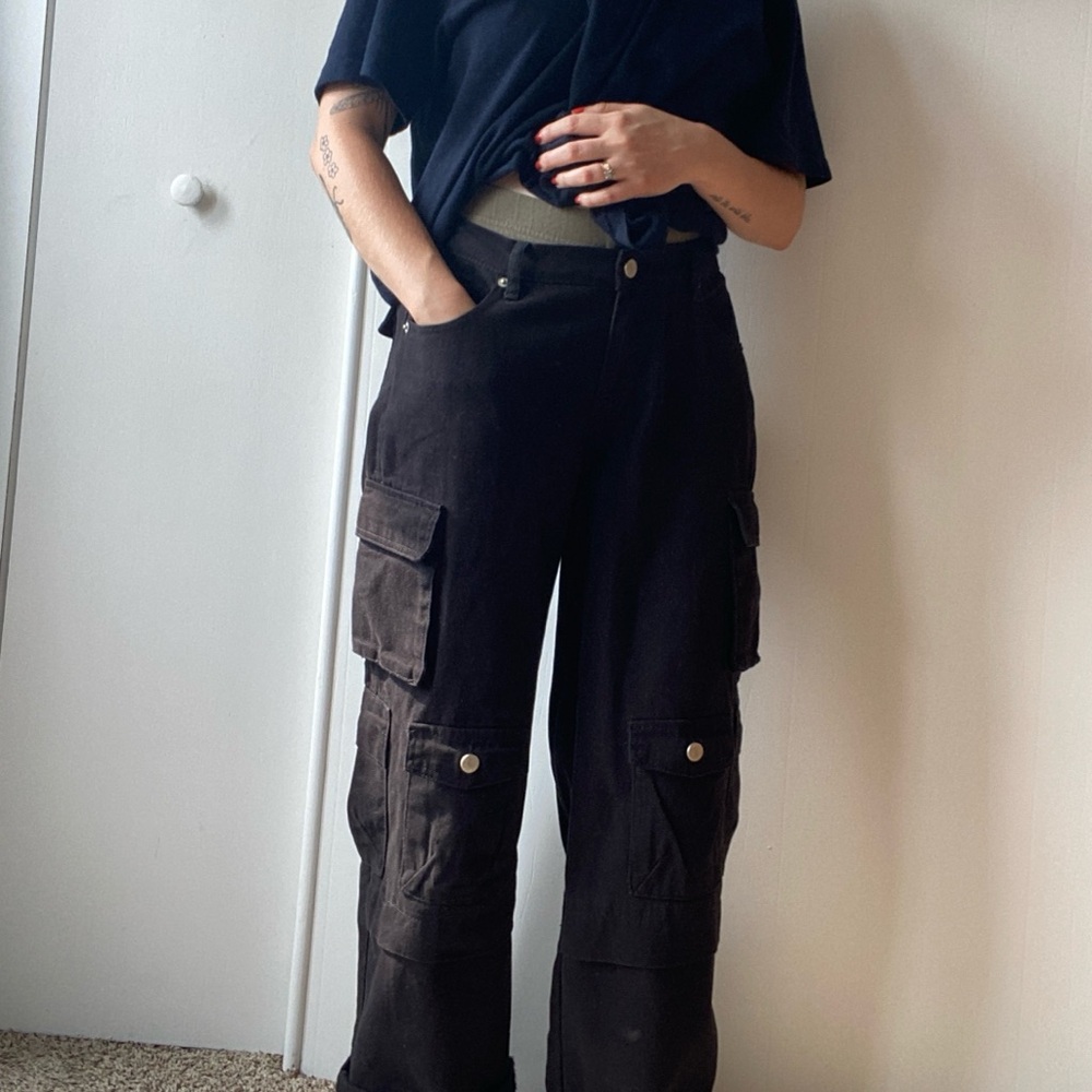 Black Cargo Pants